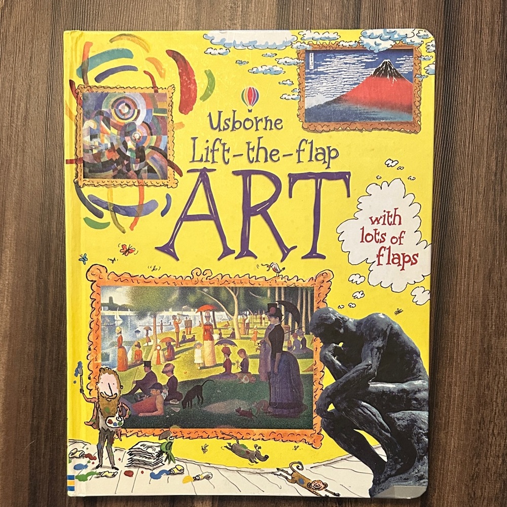 Usborne Lift-the-Flap Art Book - Yellow